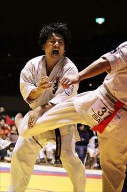 Shihan Dai Takahashi is the instructor at World Oyama Karate in Atlanta